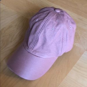 Mauve pink baseball cap